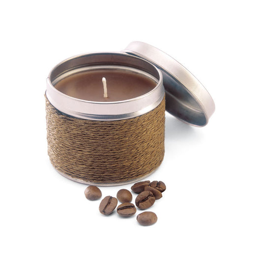Fragrance Candle in a Tin Coffee  Black and White London