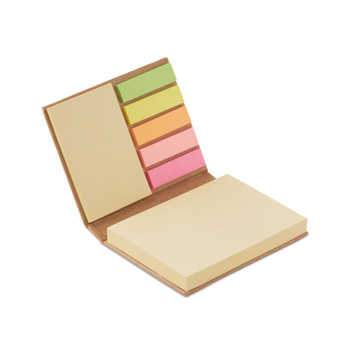 Natural Sticky Memo Pad & Sticky Note Set  Black and White London