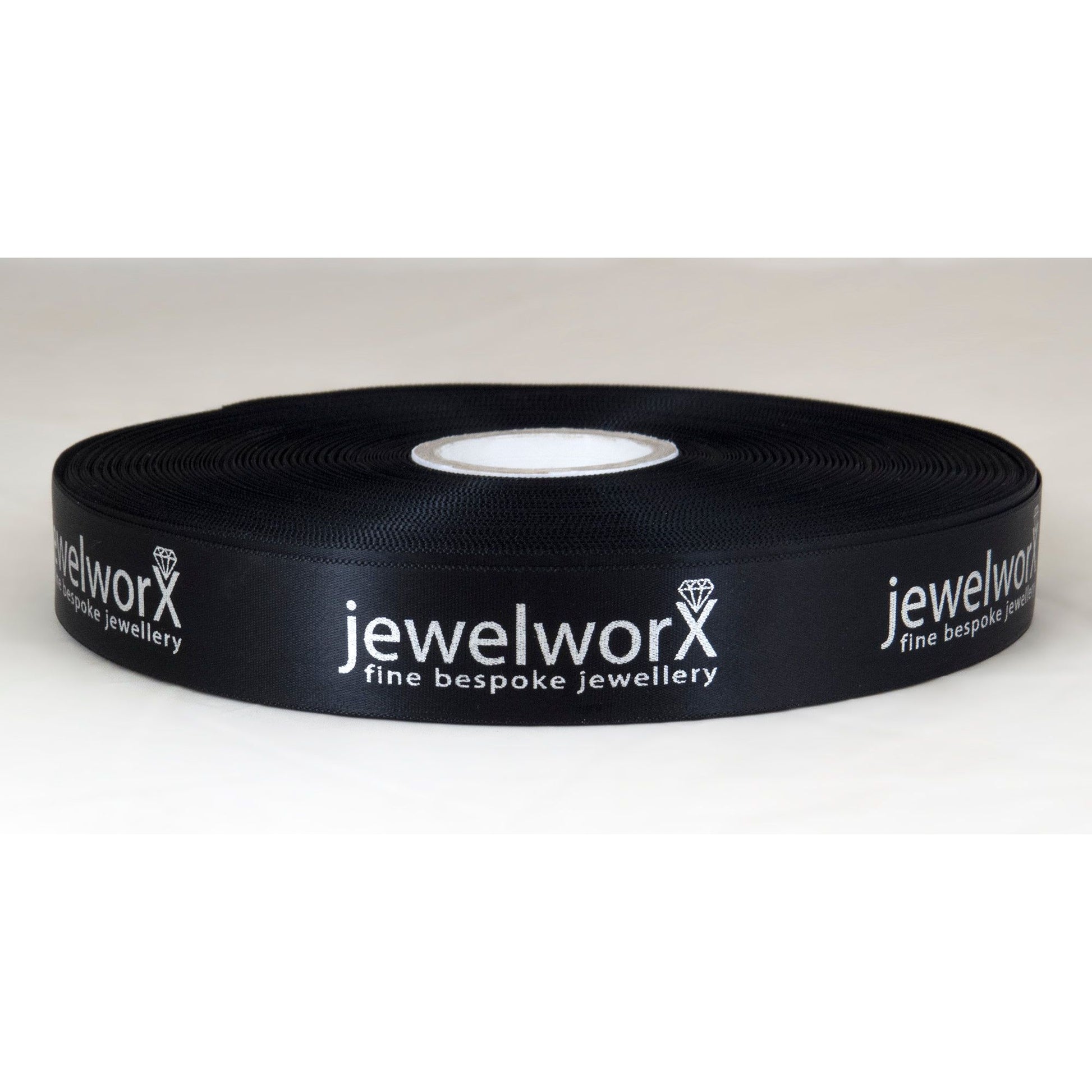 Satin Ribbon  Black and White London