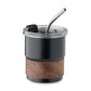 Recycled Stainless Steel Single Wall Tumbler 260ml Black and White London®