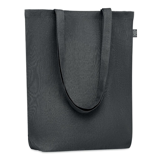 100% Hemp Eco Tote Bag in Black 100% Hemp Tote Bags Black and White London
