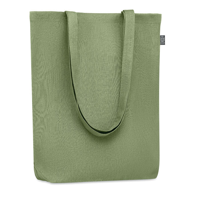 100% Hemp Eco Tote Bag in Sage Green 100% Hemp Tote Bags Black and White London