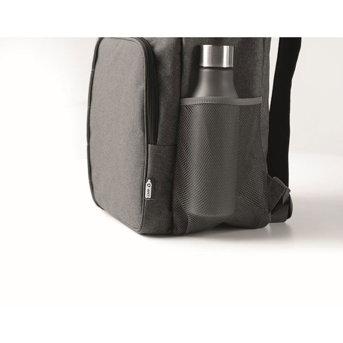 Outdoor Cooler Bag 600D RPET  Black and White London