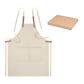 Organic Cotton Apron 340 Gr/M  Black and White London