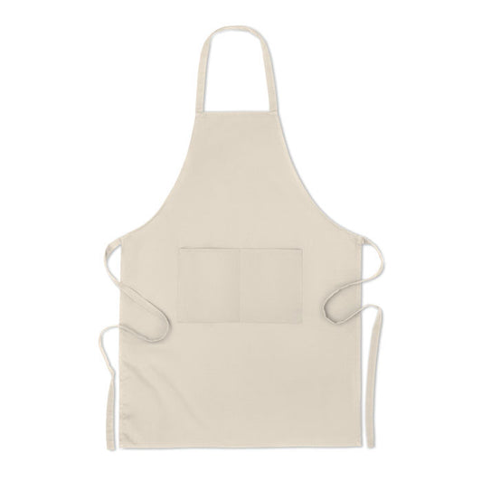 Organic Cotton Apron 200 Gr/M  Black and White London