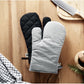 Organic Cotton Oven Glove / Mitt  Black and White London
