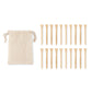 20 Bamboo Golf Tees Set  Black and White London