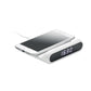 Desk LED Clock with Wireless Charger Wireless Chargers Black and White London