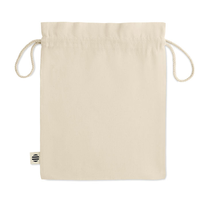 Medium Organic Cotton Gift Bag  Black and White London