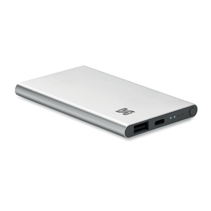 4000 Mah Power Bank Type C  Black and White London