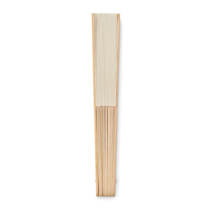 Manual Paper & Bamboo Hand Fan  Black and White London