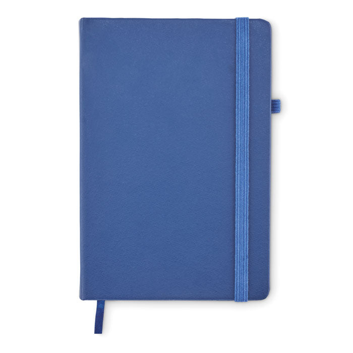 Recycled PU A5 Lined Notebook  Black and White London