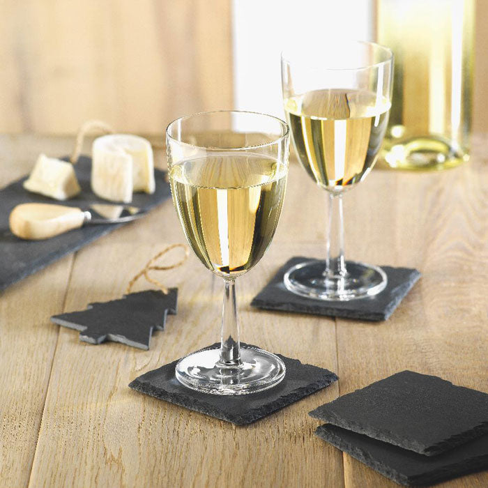 Slate Coasters  Black and White London