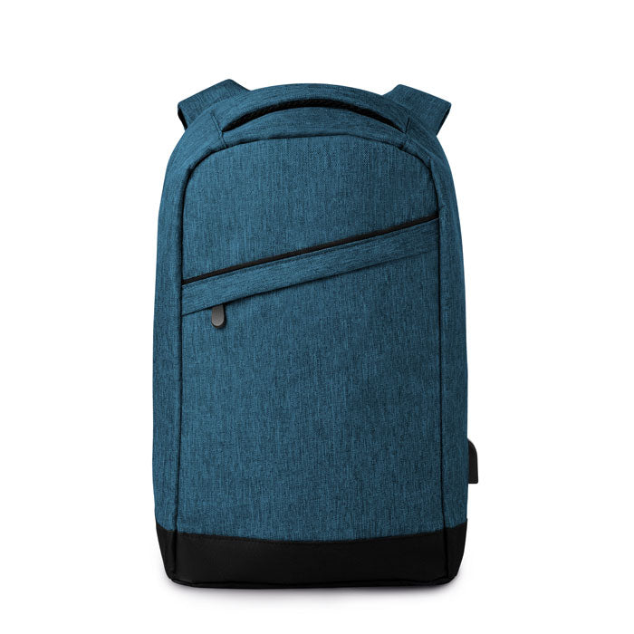 Laptop Business Backpack with USB Charging Cable Backpacks & Rucksacks Black and White London