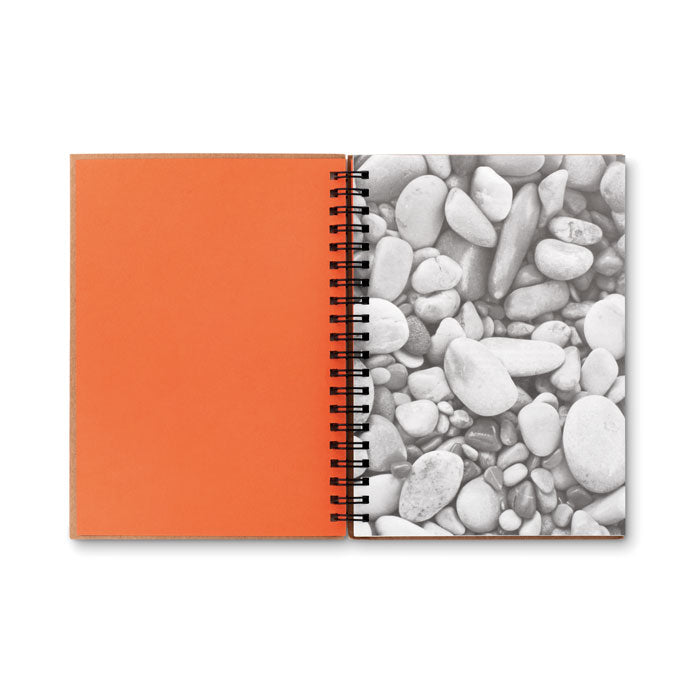 Stone Paper Recycled Carton Notebook  Black and White London