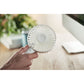 Rechargeable Portable Hand Fan with Desk Stand