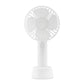 Rechargeable USB Desk Fan with Stand  Black and White London