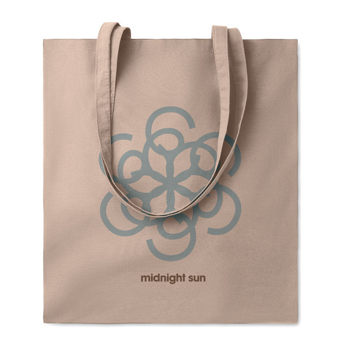 180gsm Coloured Cotton Tote Bag Black and White London®