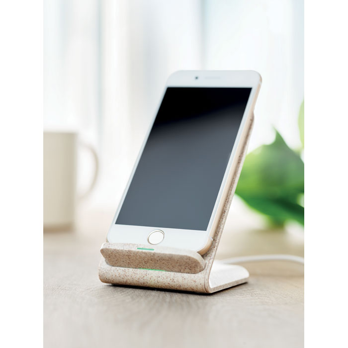 Wheat Straw/Abs Charger (10W)  Black and White London