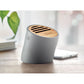 Engraved Stone & Bamboo Wireless Speaker Speakers Black and White London