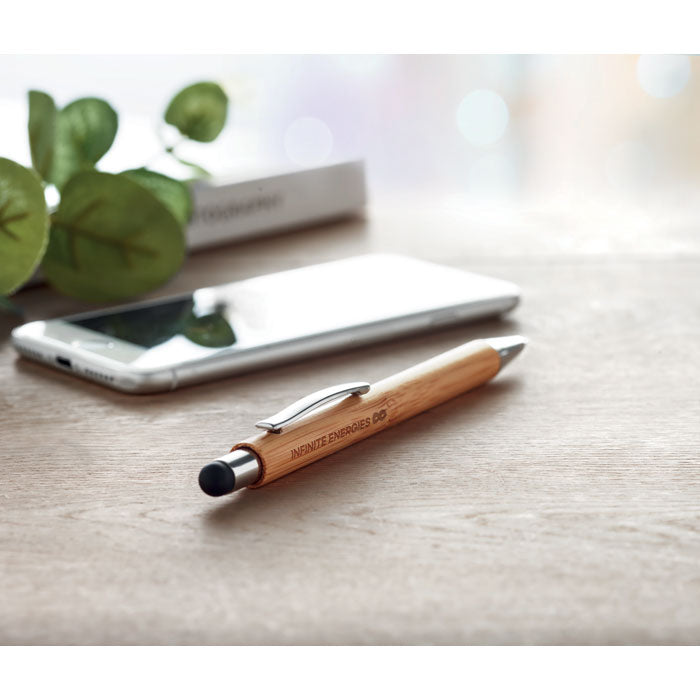 Bamboo Stylus Pen Blue Ink  Black and White London