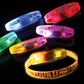 Reactive Led Flashing Wristband Light Ups Black and White London