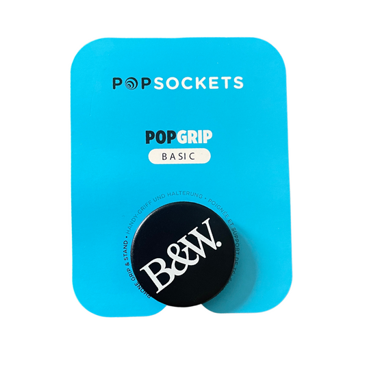 PopSocket® Phone Stand - Pop Grip Basic Black and White London
