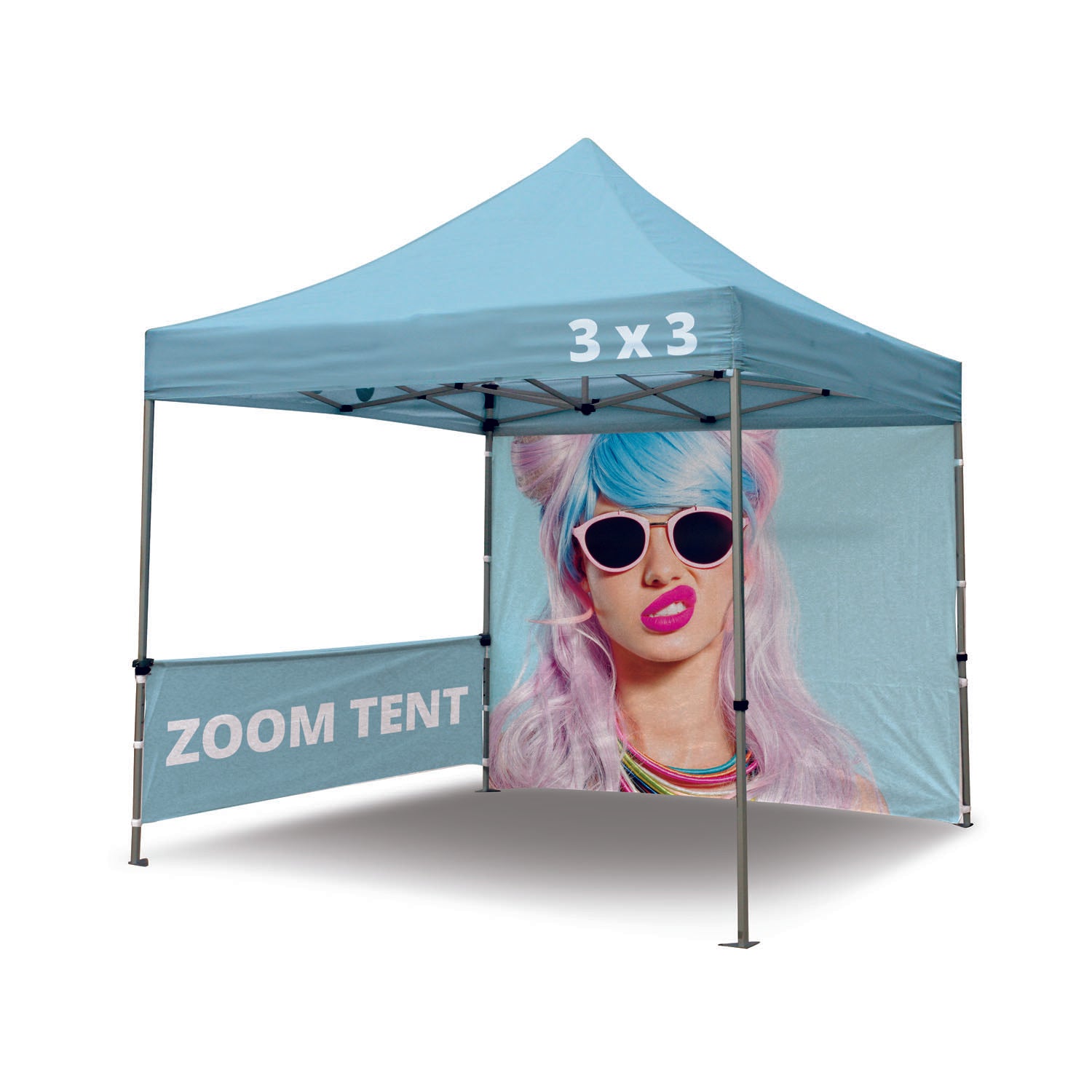 Printed Gazebos  Black and White London