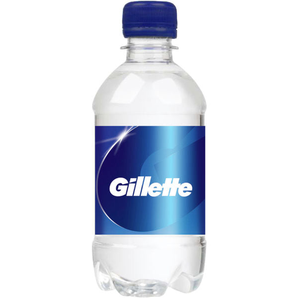 330ml Deluxe Personalised Bottled Water Bottled Water Black and White London