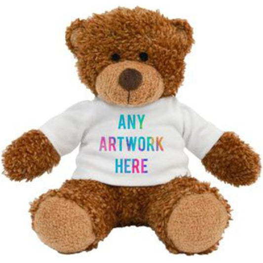 Printed 17cm Anne Bear  Black and White London