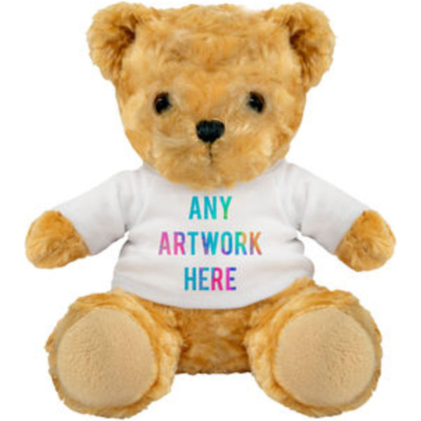 Printed 16cm Victoria Bear  Black and White London