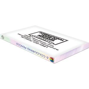 Carnival Colouring Pencils - Full Size 6 Pack  Black and White London