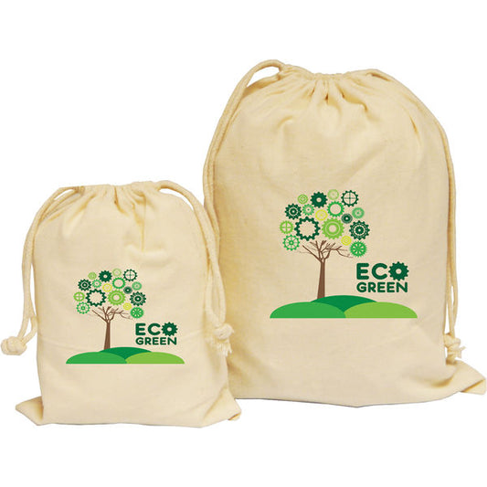 5oz Small Natural Gift Drawstring Pouch Cotton & Jute Bags Black and White London