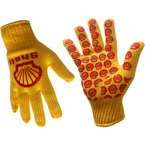 Cotton Work Gloves  Black and White London