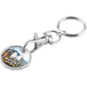 Trolley Coin Wishbone Soft Enamel  Black and White London