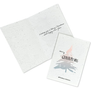Seed Paper Christmas Cards  Black and White London