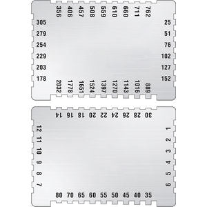 Tuffpro Wet Film Paint Gauge  Black and White London
