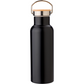 Double Walled Steel Drinking Bottle 500ml  Black and White London