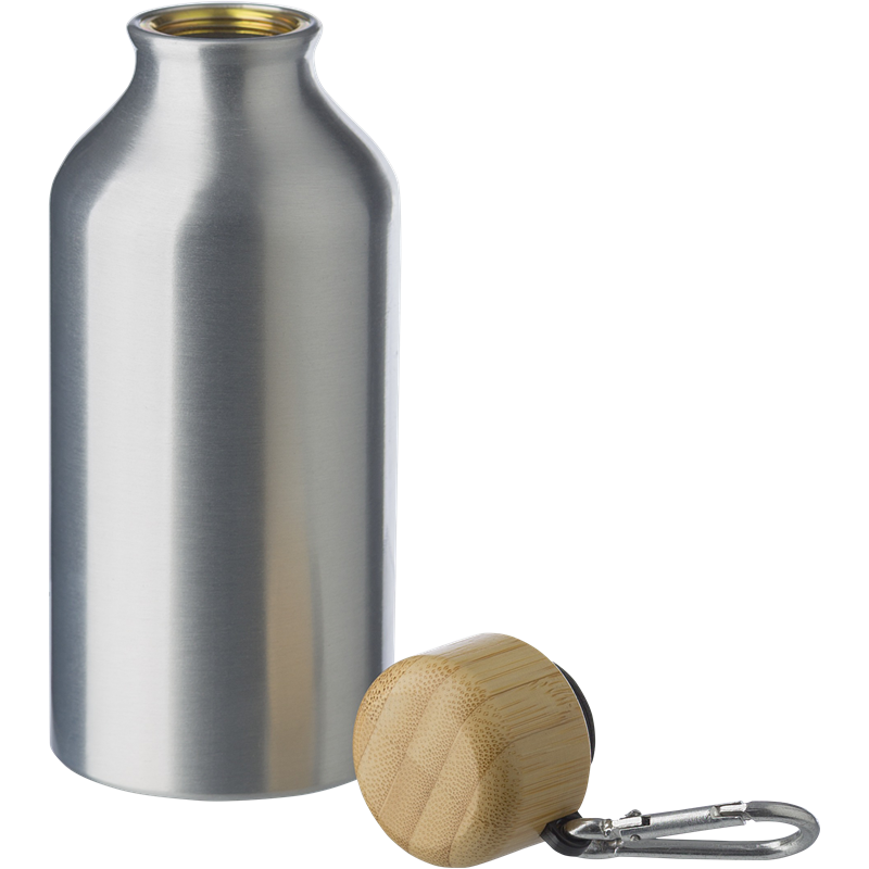 400ml Aluminium bottle Metal Bottles Black and White London