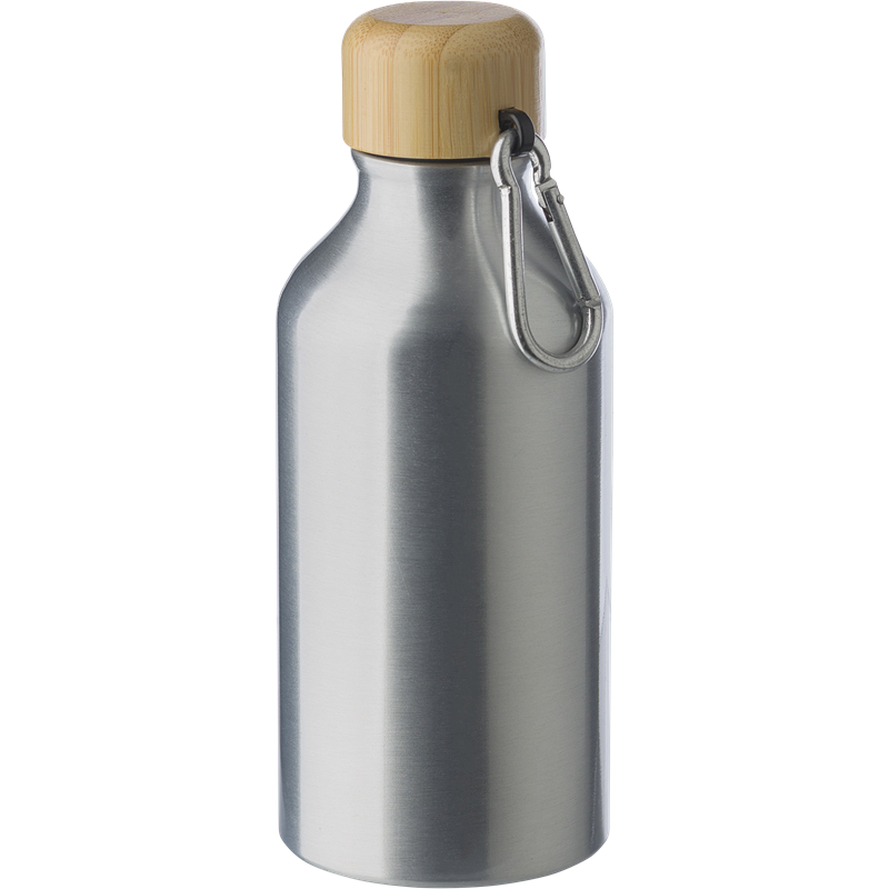 400ml Aluminium bottle Metal Bottles Black and White London