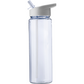 750ml RPET Straw Sports Bottle Recycled Bottles Black and White London