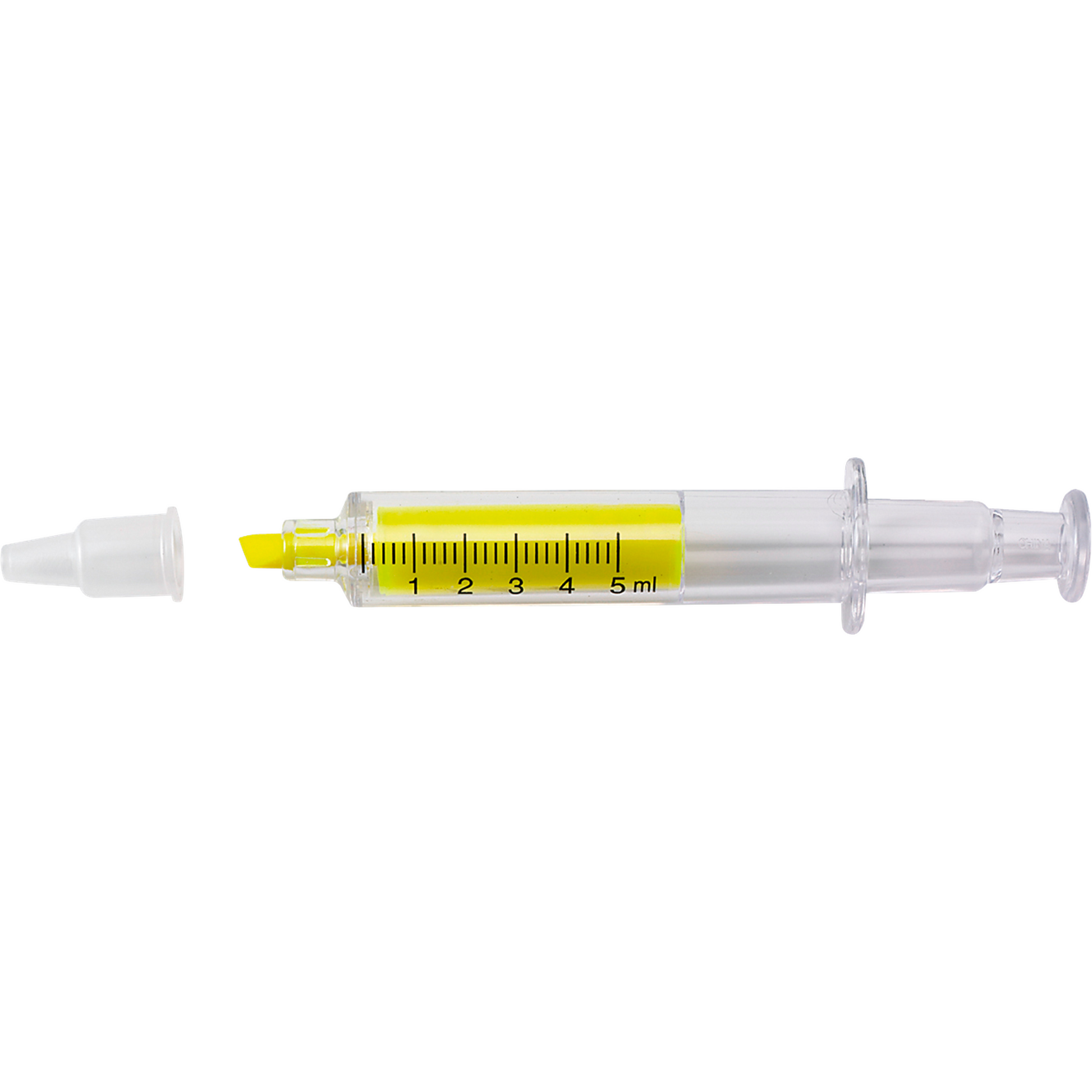 Syringe Text Marker  Black and White London