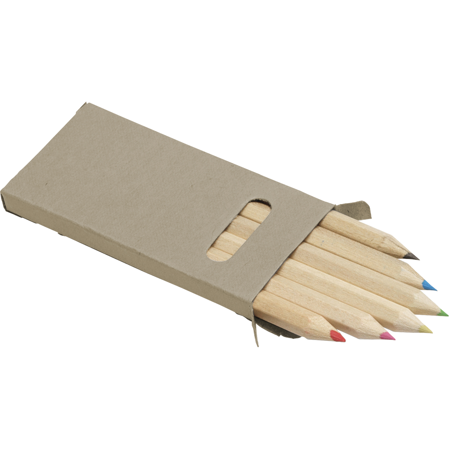 Six Colour Pencil Set Pencils Black and White London