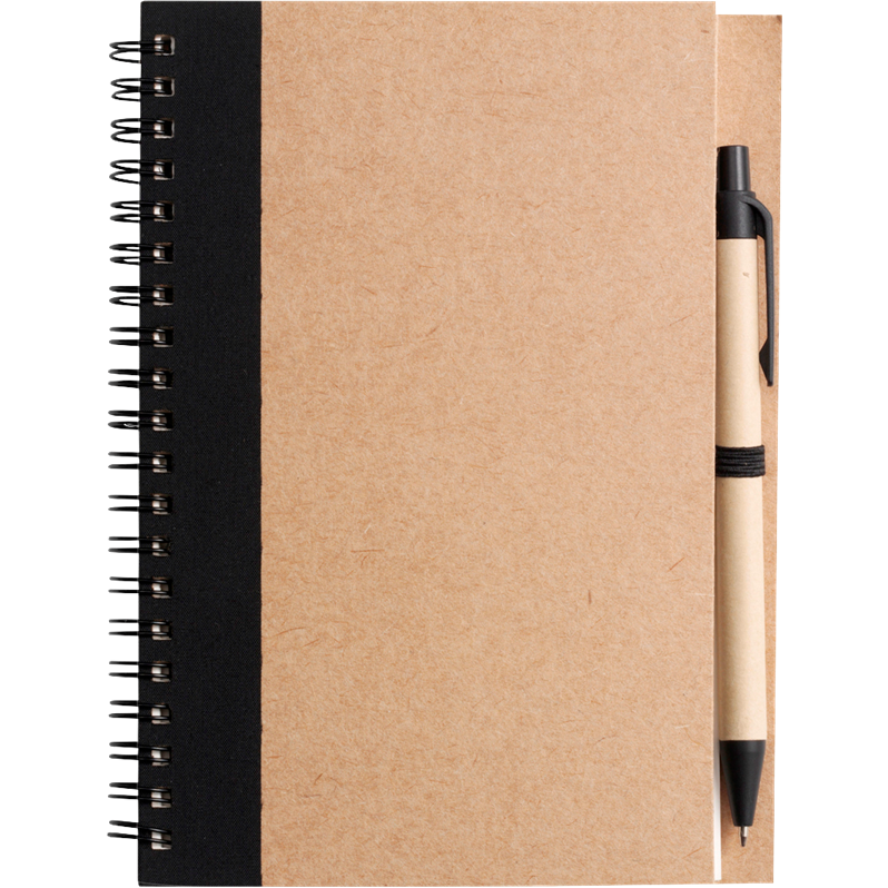 Notebook with ballpen    