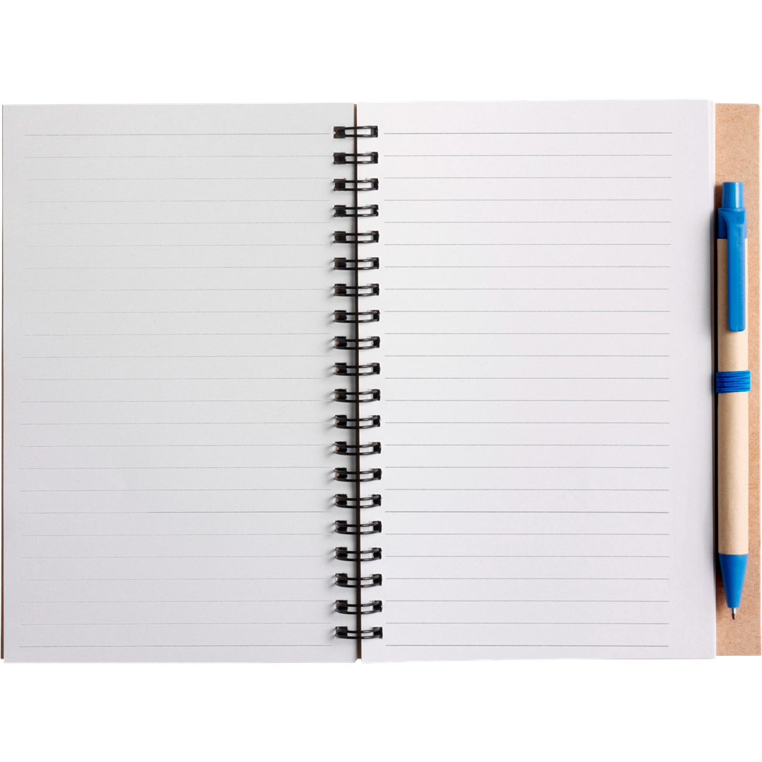 Notebook with ballpen  Black and White London