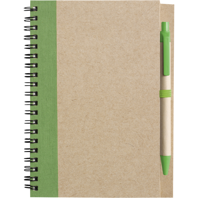 Notebook with ballpen    