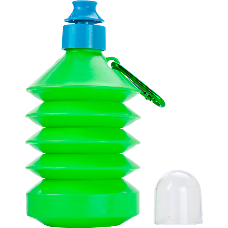 Foldable Drinking Bottle 600ml  Black and White London