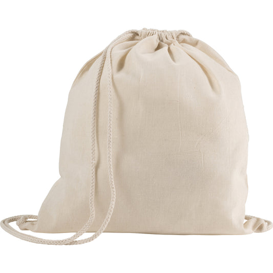 Cotton Backpack  Black and White London