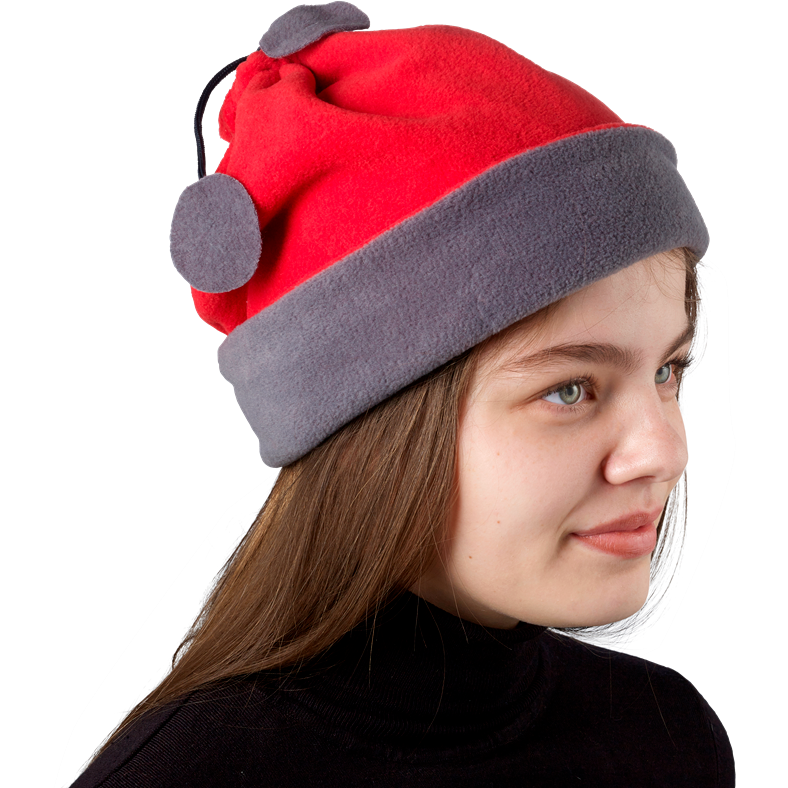 Fleece neck warmer and beanie  Black and White London