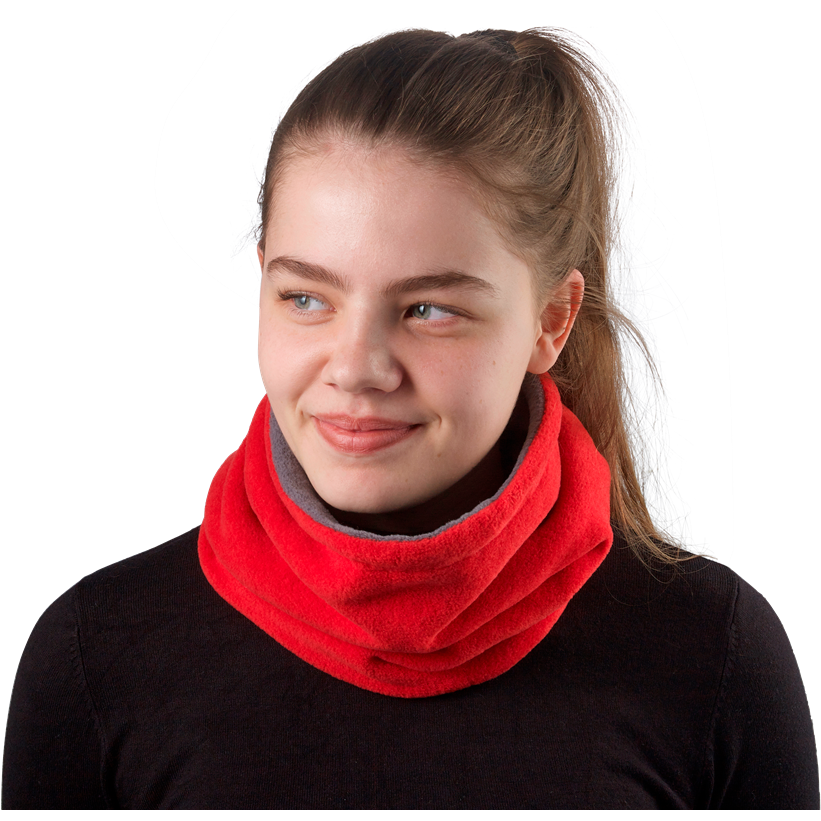 Fleece neck warmer and beanie  Black and White London